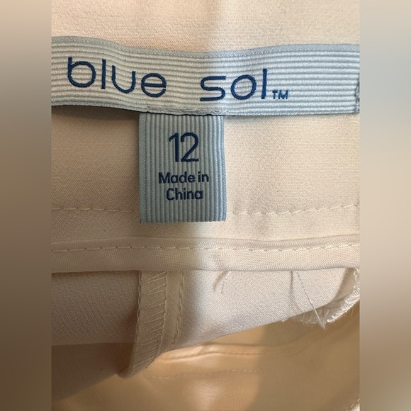 Blue Sol Cream Wide Leg Dress Pants NWT - Picture 5 of 7